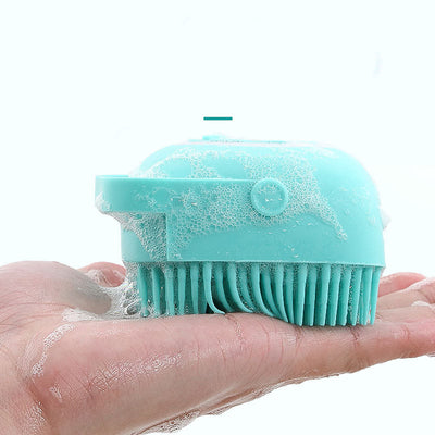 Silicone massage bath brush