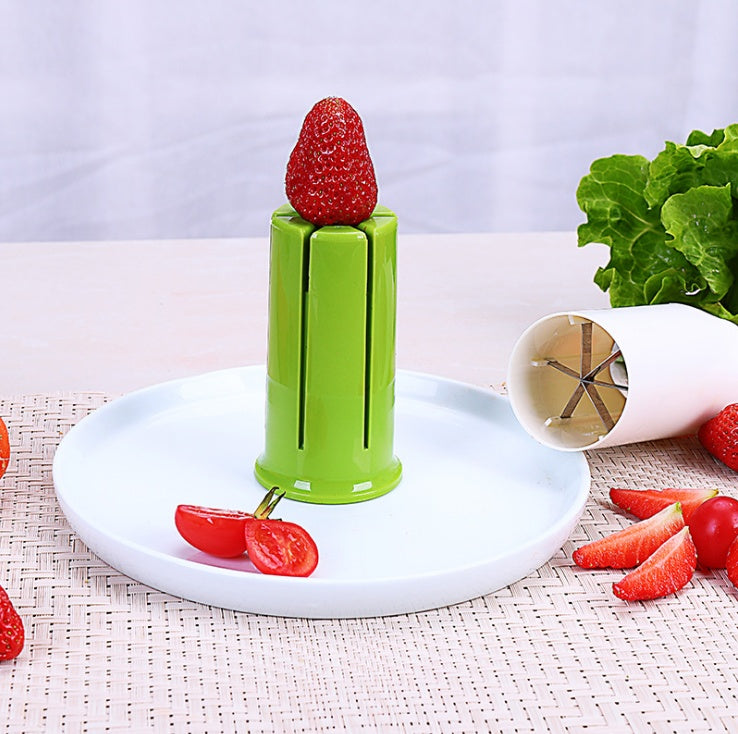 Creative Vegetable Cutters Fruit Kitchen Cucumber Carrot Divider Strawberry Slicer Splitter Kitchen Accessories