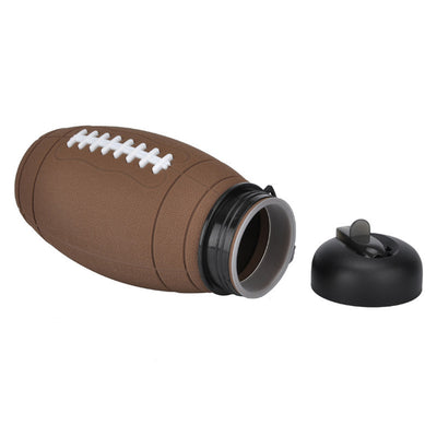 Outdoor Collapsible Sports Water Bottle Reusable Leak-proof Portable Football Water Bottle