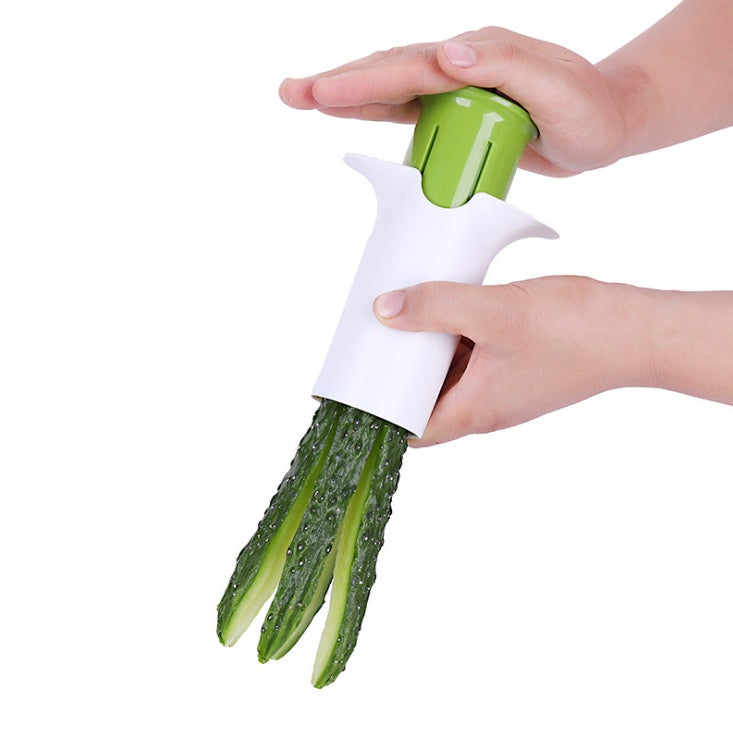 Creative Vegetable Cutters Fruit Kitchen Cucumber Carrot Divider Strawberry Slicer Splitter Kitchen Accessories