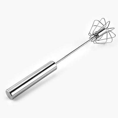 Stainless Steel Semi Automatic Egg Beater Hand Held