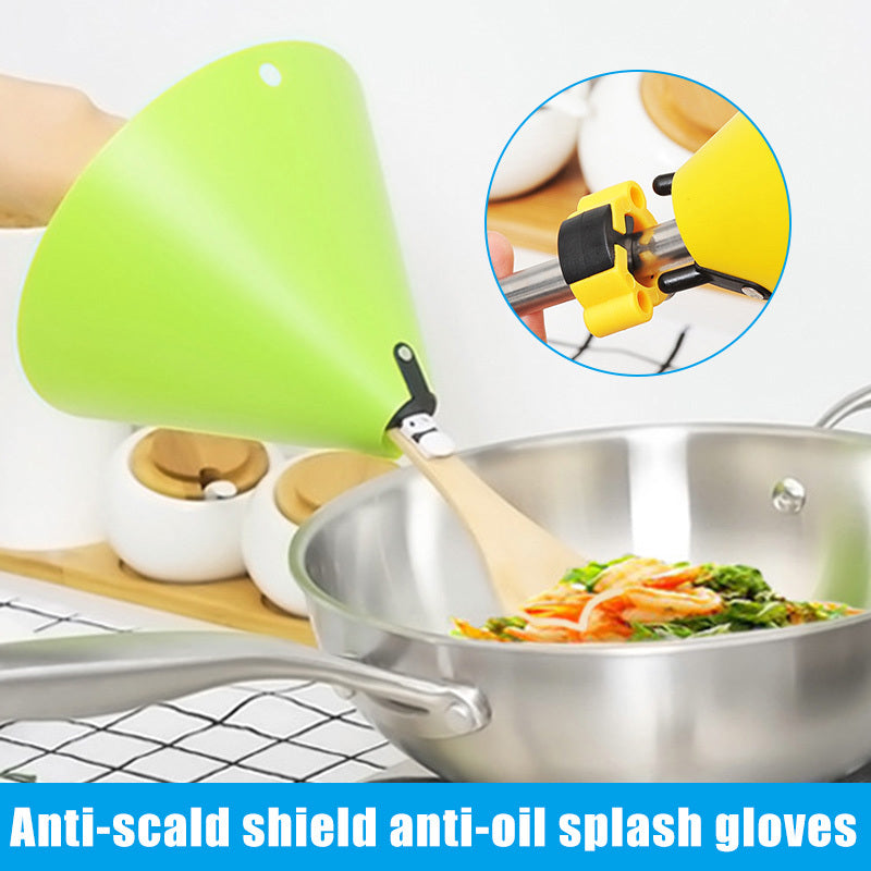 Stir-fried oil splash gloves