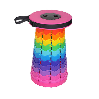 Portable Travel Folding Retractable Rainbow Stool