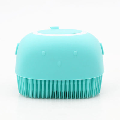 Silicone massage bath brush