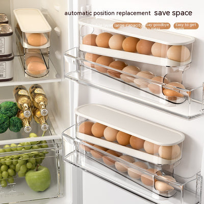 Slide Egg Storage Box Double-layer Automatic Egg Roller