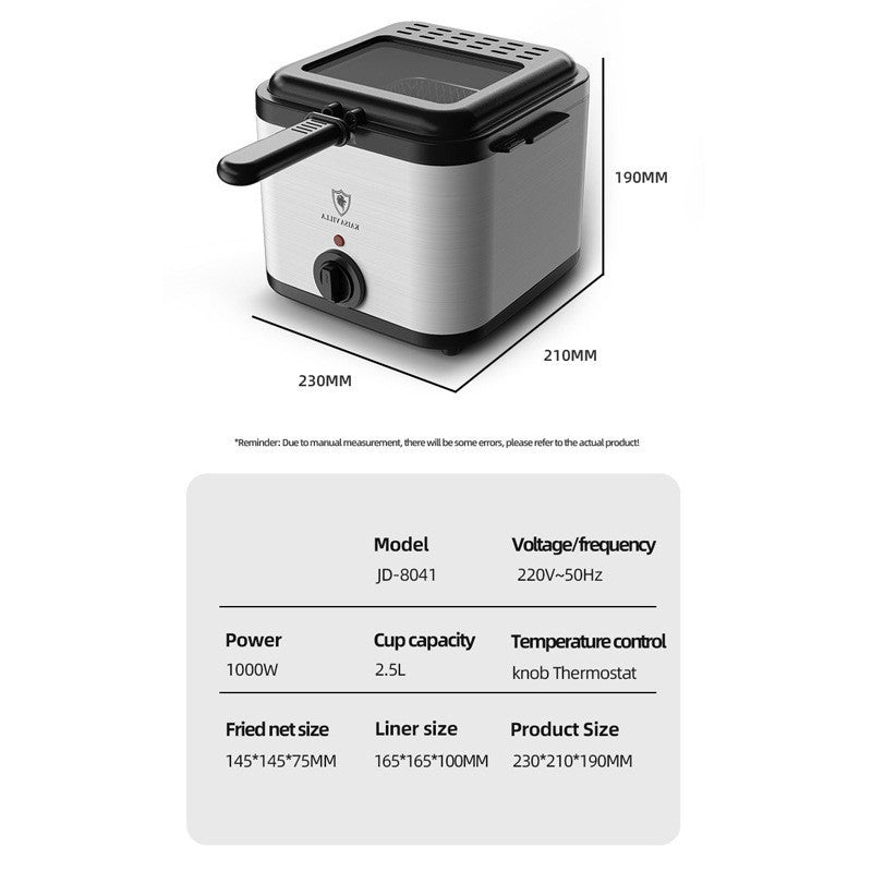 Visual Multifunctional Electric Air Fryer Skewer French Fries Machine