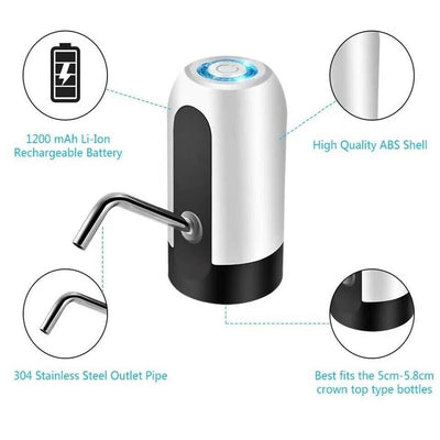 Water Bottle Electric Automatic Universal Dispenser 5 Gallon USB USB  Water Dispenser Automatic Drinking Water Bottle