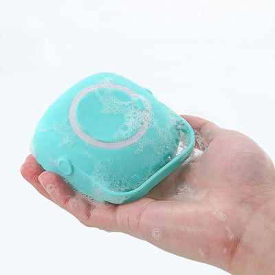 Silicone massage bath brush