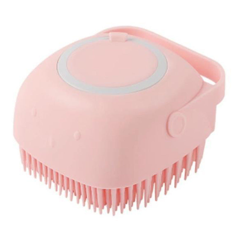 Silicone massage bath brush