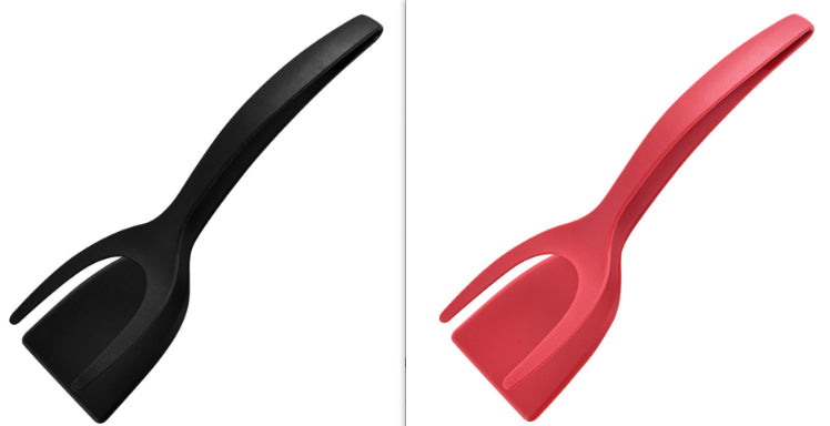 2 In 1 Grip And Flip Tongs Egg Spatula