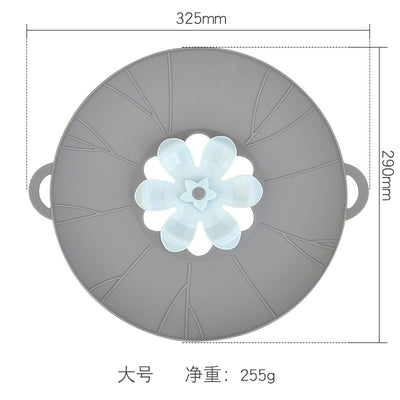 Kitchen Gadget Silicone Spill-Proof Pot Utensil Cover Kitchen Tools Flower Type Baking Tools