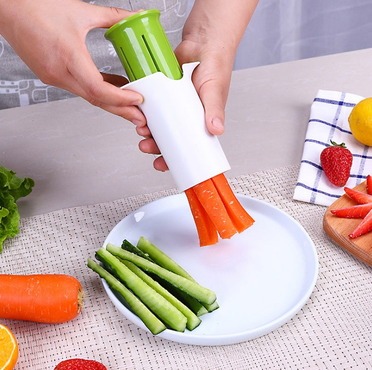 Creative Vegetable Cutters Fruit Kitchen Cucumber Carrot Divider Strawberry Slicer Splitter Kitchen Accessories