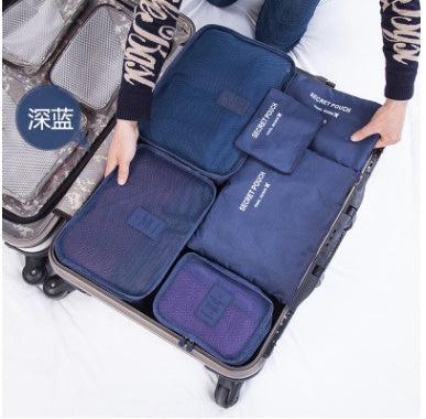 Durable Waterproof Nylon Packing Cube Travel Organizer Bag