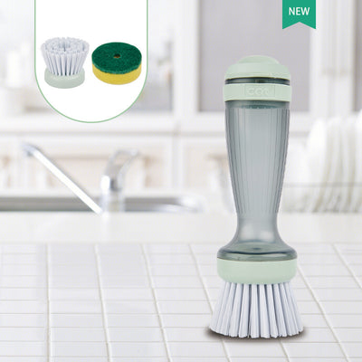 Pot Brush Dish Scrub Brush With Soap Dispenser For Dishes Kitchen Sink Pot Pan