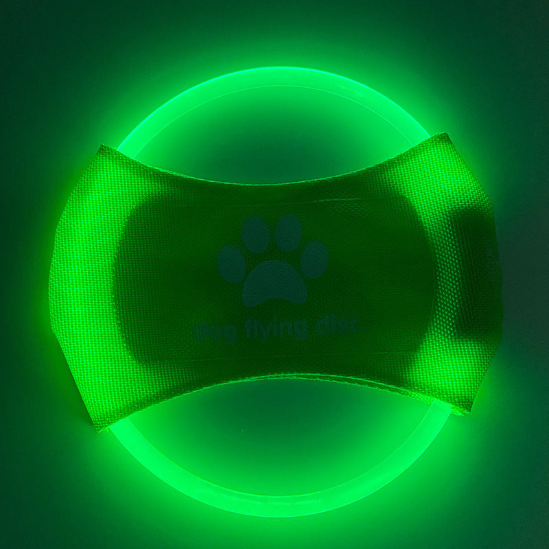 Dog Flying Discs Light Glowing LED Luminous Training Interactive Toys Game Flying Discs Dog Toy Pet Dog Accessories Pet Products