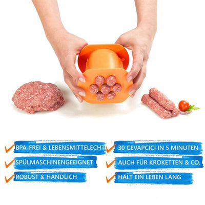 Hot Dog Maker Meat Strip Squeezer Plastic DIY Meat Sausage Pasta Balls Rapid Prototyping DIY Tool Kitchen Cooking Gadgets