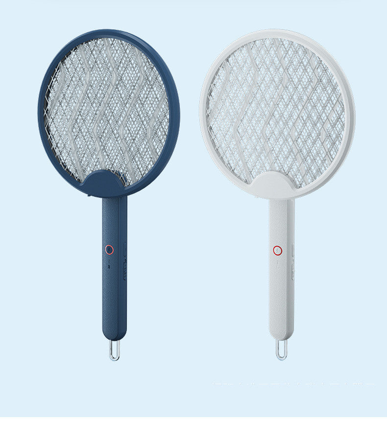 Folding Electric Mosquito Swatter USB Rechargeable Two-in-one Mosquito Swatter