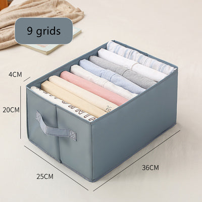 Clothes Denim Pants Drawer Organizer Box