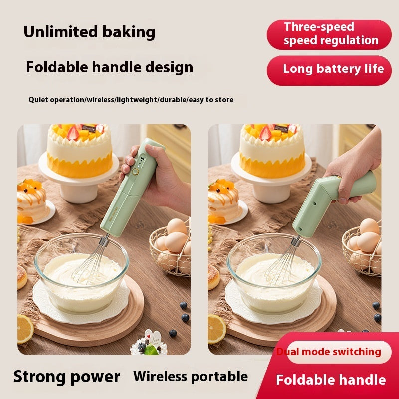 Wireless Electric Whisk Household Cream Blender