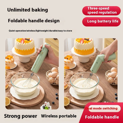 Wireless Electric Whisk Household Cream Blender