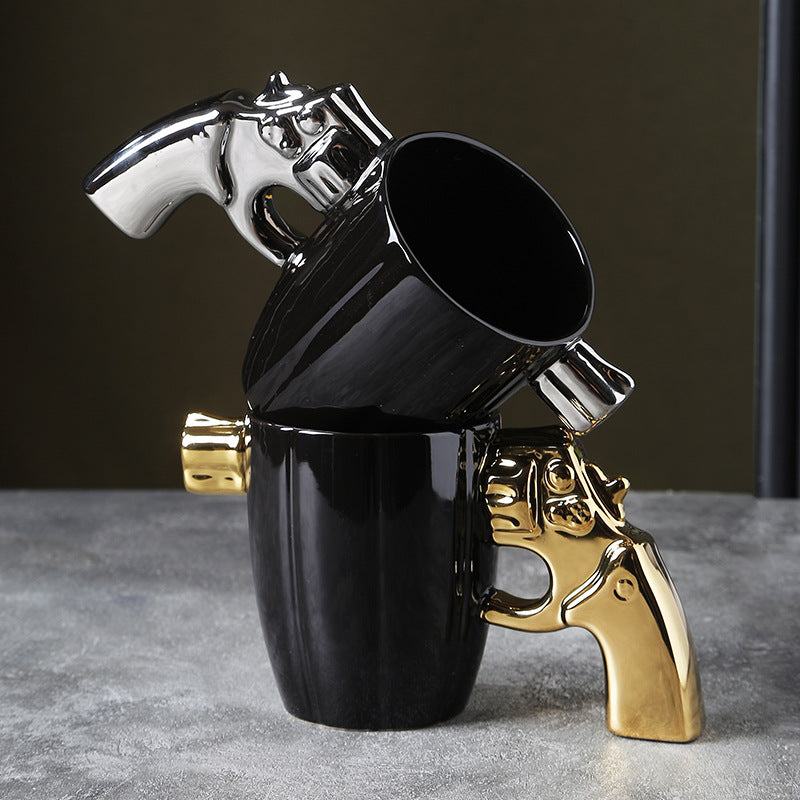 Creative Five shooter Ceramic Explosion-proof Mug