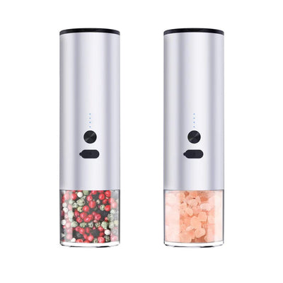 Electric Food Corn Soybean Salt And Pepper Grinder Mill Machine Rechargeable Electric Pepper And Salt Grinder Set