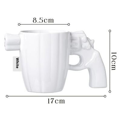 Creative Five shooter Ceramic Explosion-proof Mug