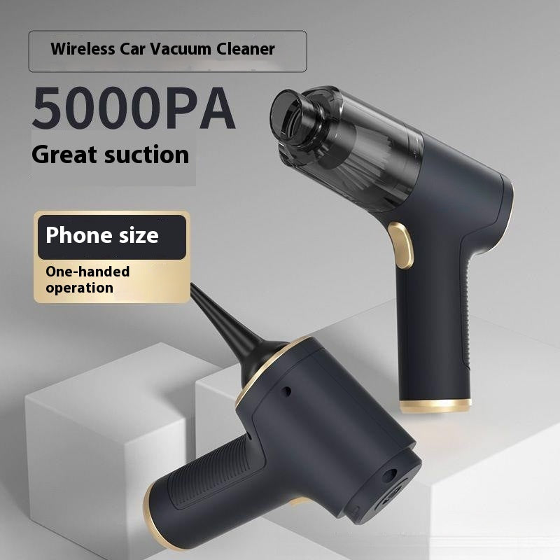 Handheld Small Wireless Car Cleaner Strong Blow Suction Dual Function Machine Car Large Suction