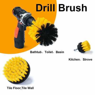 Drill Brush Set Power Scrubber Brushes