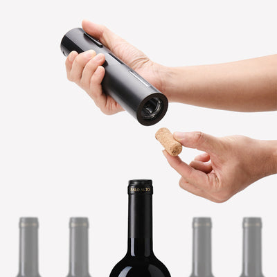 New Base Bottle Opener Enterprise Year-end Business Gift Five-in-one Red Wine Set Base Electric Bottle Opener