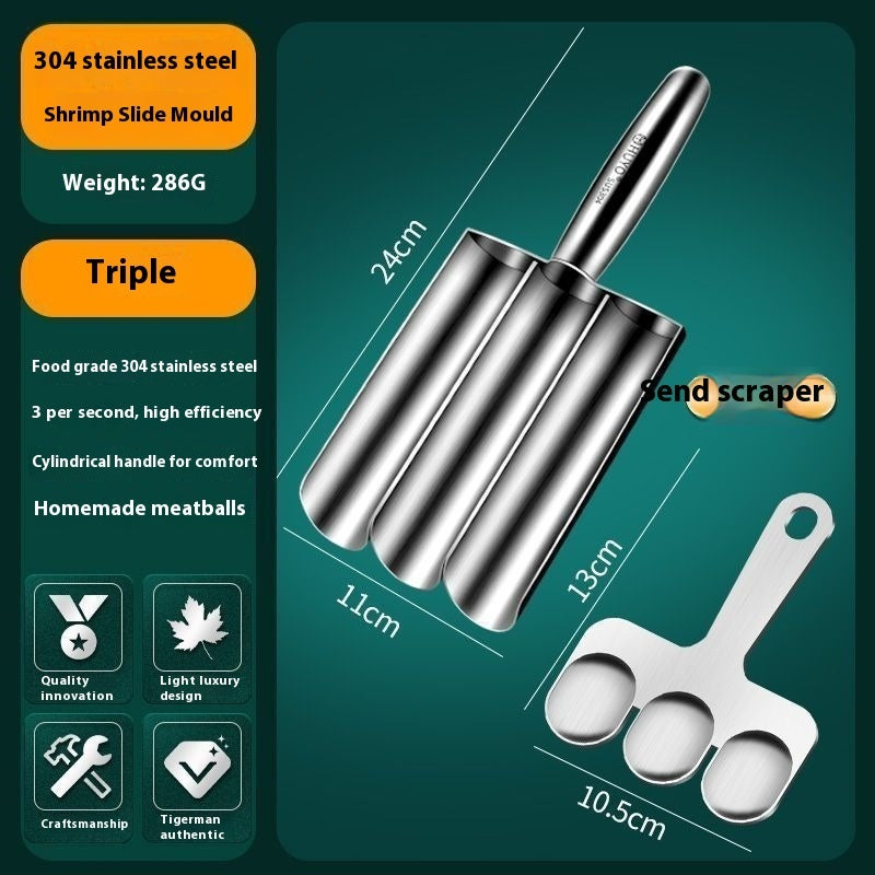 Meatball Maker  - Stainless Steel Household Squeeze Meatball